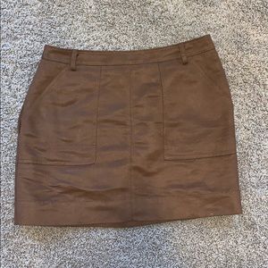 Mini brown skirt